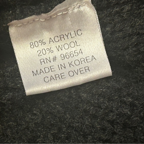 Vintage 90s Davoucci Mens Acrylic/Wool Sweater 3XL Long Sleeve Gray - Picture 3 of 8